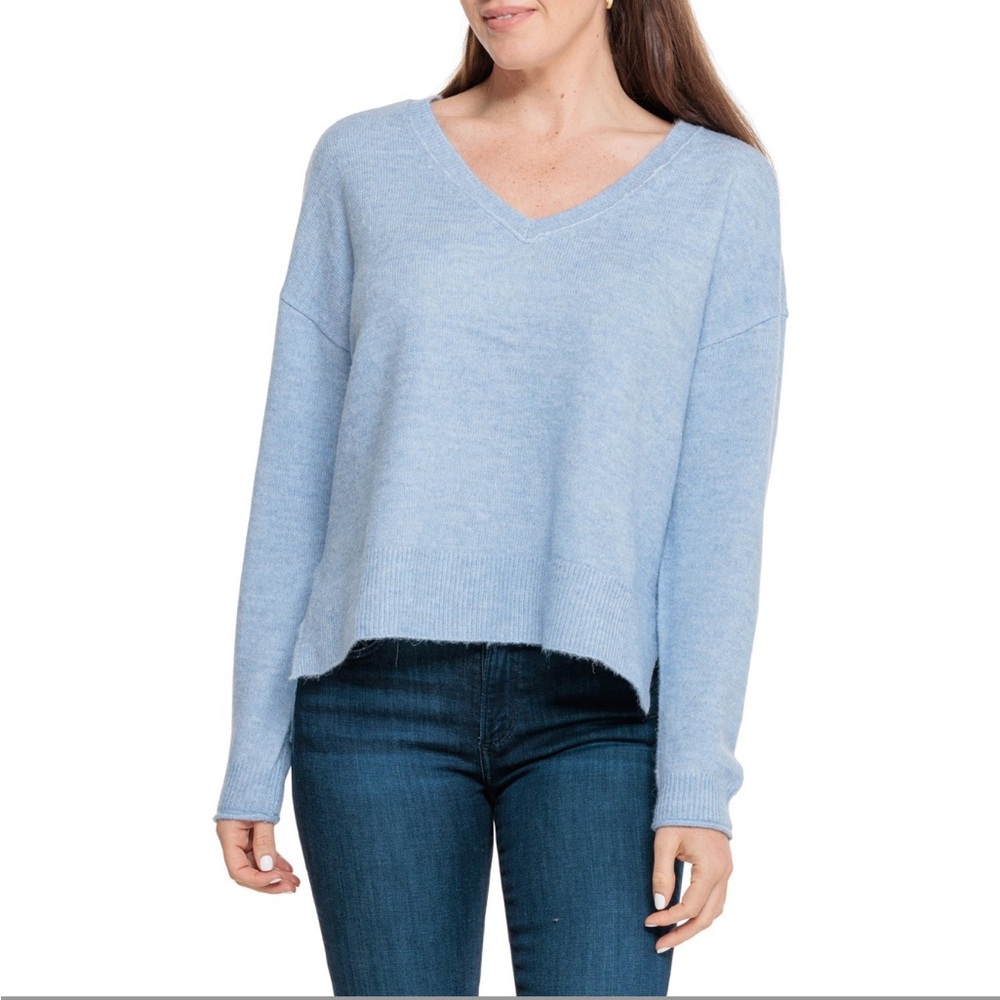 Lucky Brand light blue sweater 
Size small